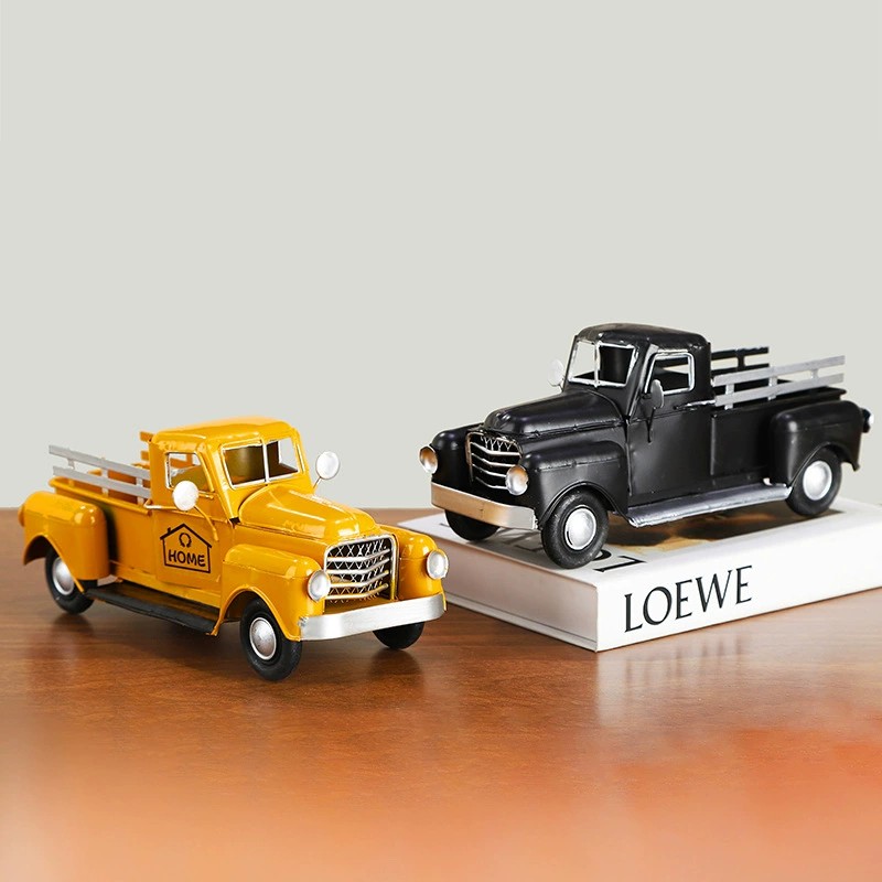 Vintage Collectible Trucks - Vintage Pickup Truck Alloy Car Model