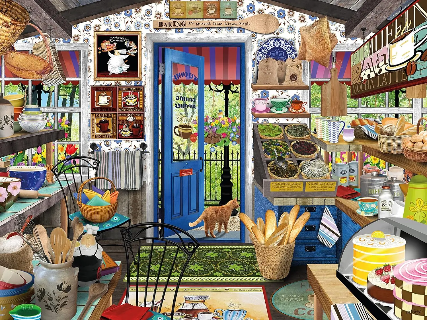 Cozy Vintage Bakery Shop Woode - Vintage Collectible Shop 评论和价格