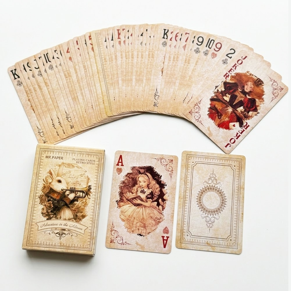 55Pcs Alice in Wonderland Play - Vintage Collectible Board Games 评论和价格
