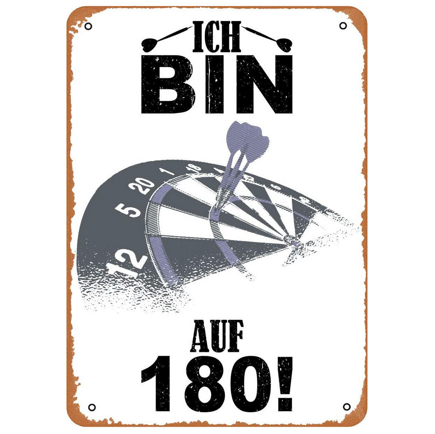 Vintage Darts & Beer Tin Sign, - Vintage Collectible Signs 评论和价格
