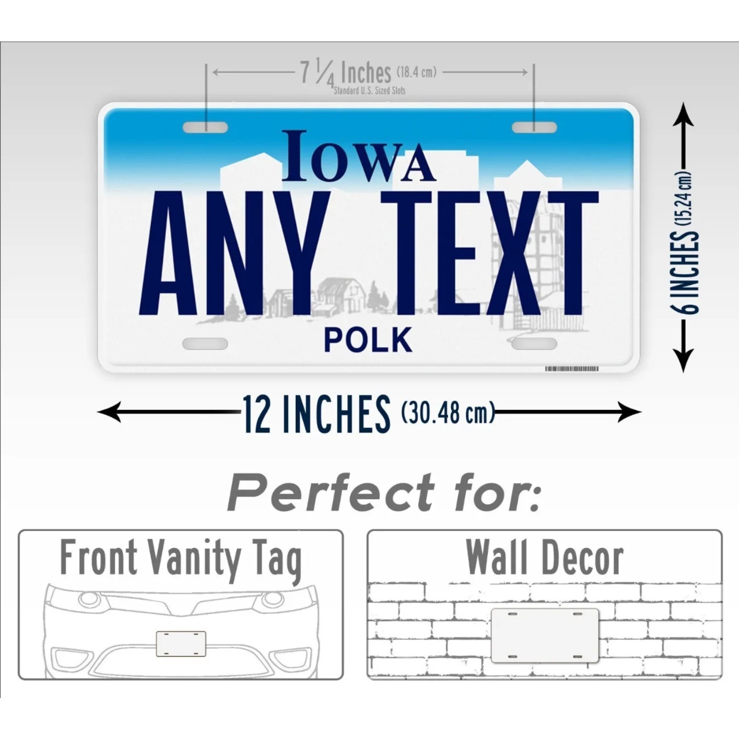 Personalized Iowa Vintage Meta - Vintage Collectible Signs 评论和价格