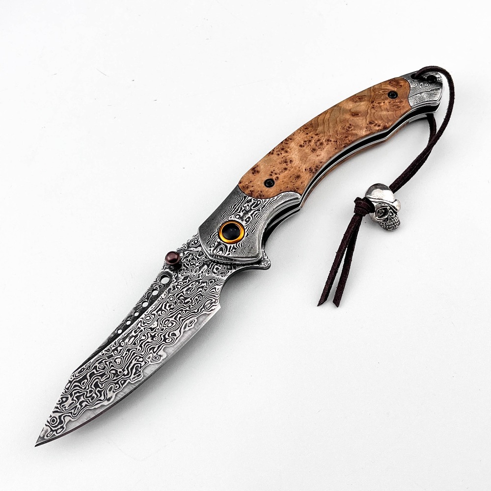 High Hardness Damascus Pattern - Vintage Collectible Knife 评论和价格