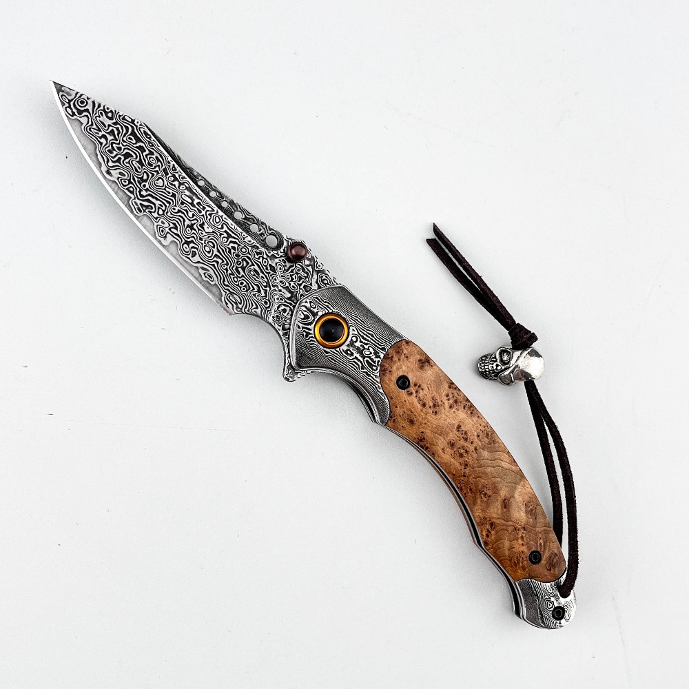 High Hardness Damascus Pattern - Vintage Collectible Knife 评论和价格
