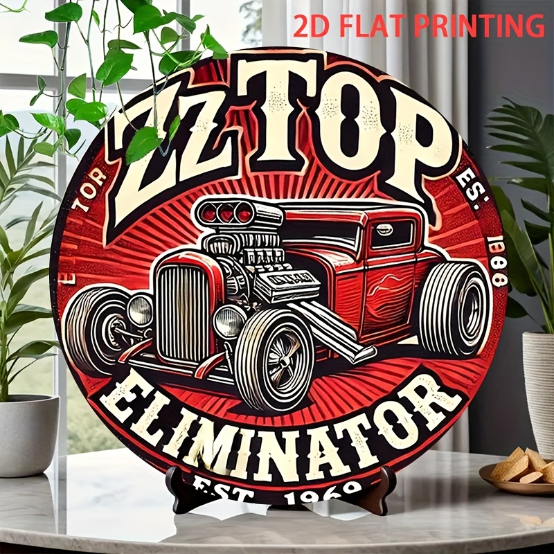 2D Flat, 1pc ZZ Top Eliminator - Vintage Collectible Signs 评论和价格