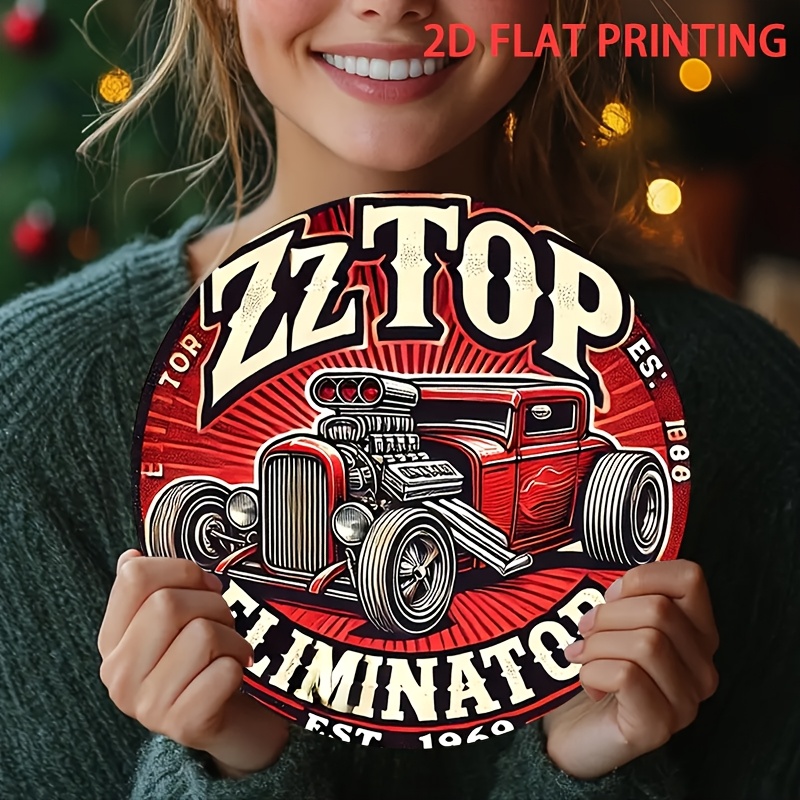 2D Flat, 1pc ZZ Top Eliminator - Vintage Collectible Signs 评论和价格