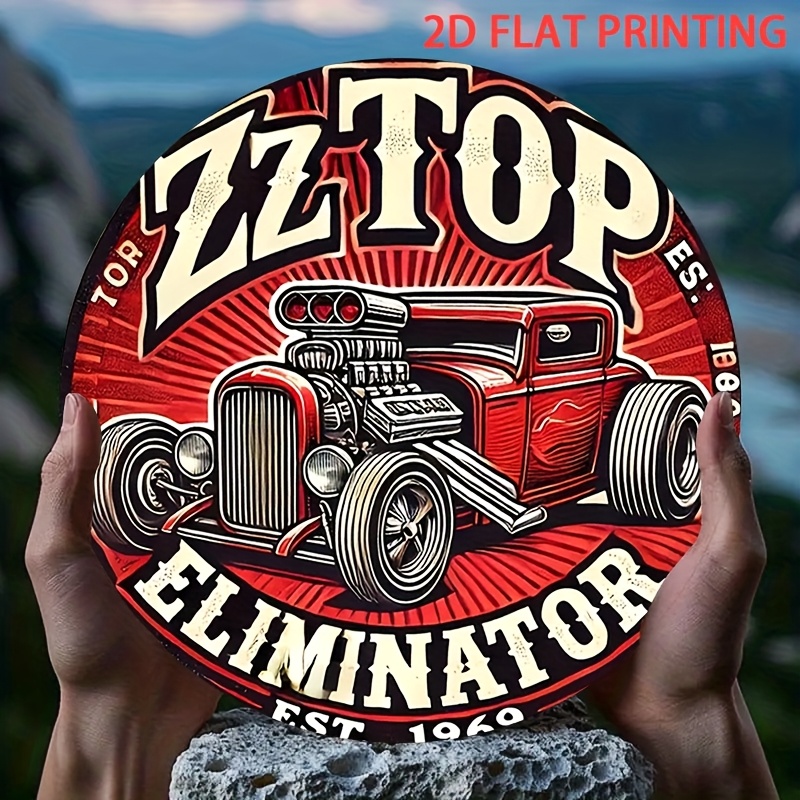 2D Flat, 1pc ZZ Top Eliminator - Vintage Collectible Signs 评论和价格