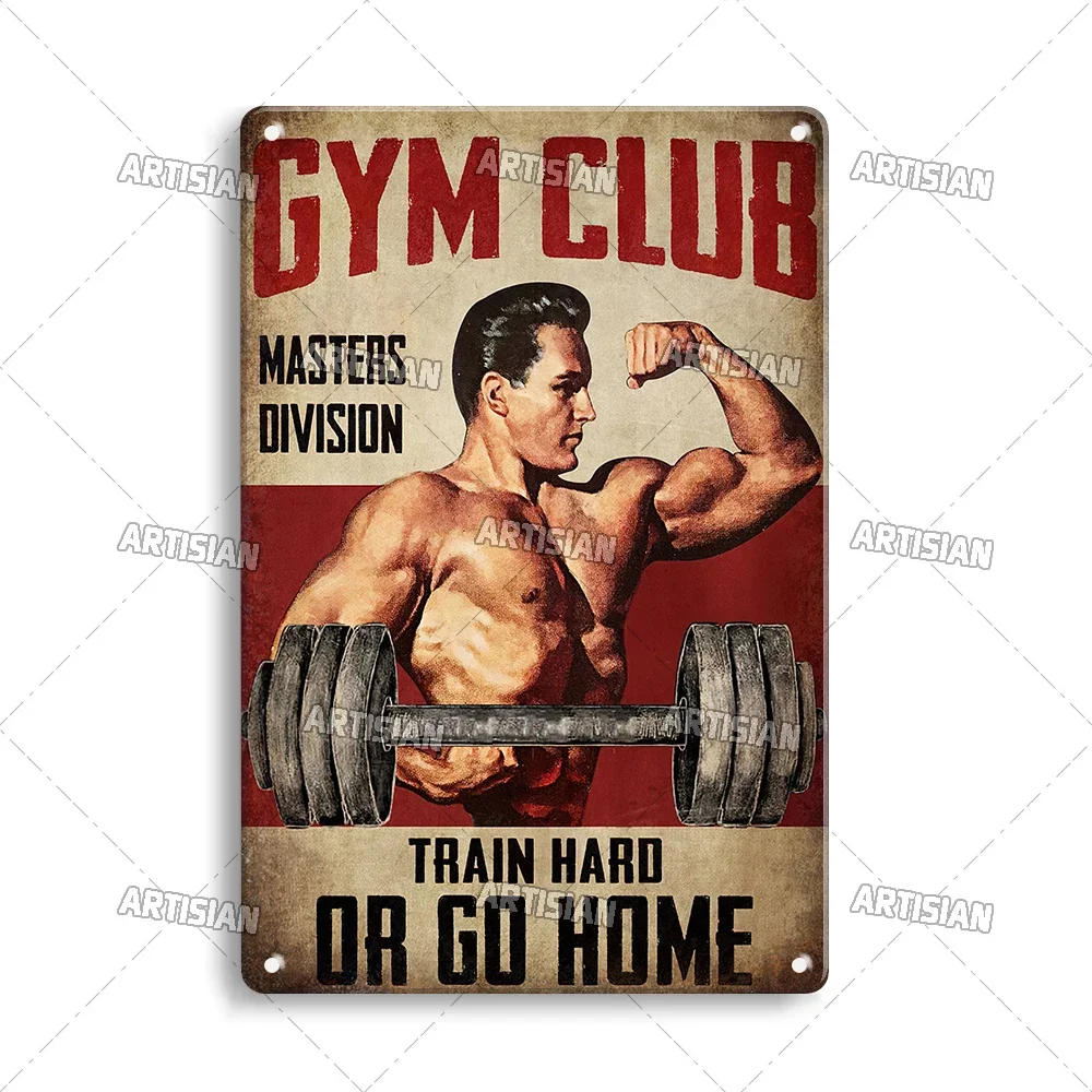 Old Man Gym Club Inspirational - Vintage Collectible Signs 评论和价格