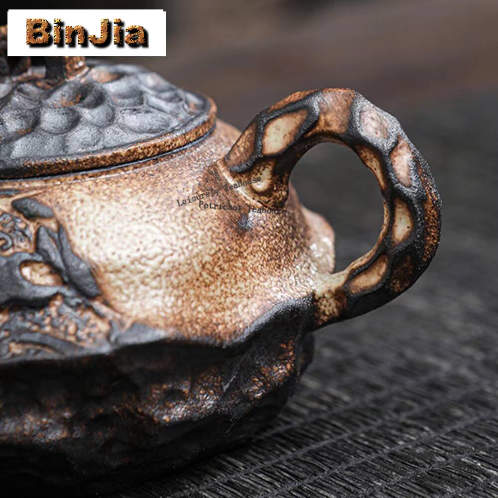 Japanese Old Rock Mud Teapot V - Vintage Collectible Accessories 评论和价格