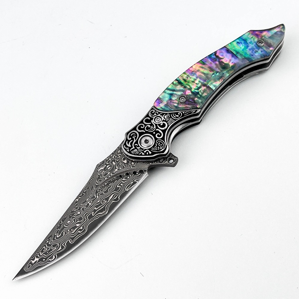 New Vintage Damascus Pattern B - Vintage Collectible Knife 评论和价格