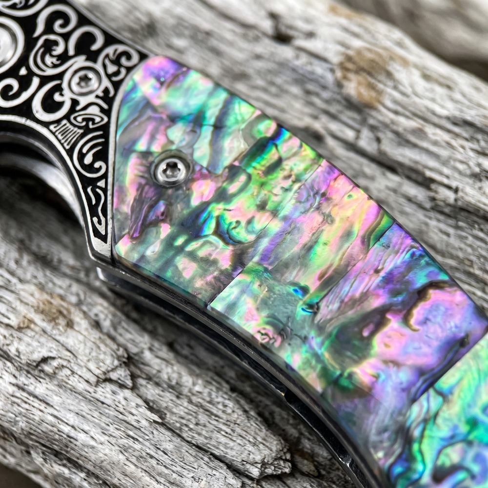 New Vintage Damascus Pattern B - Vintage Collectible Knife 评论和价格