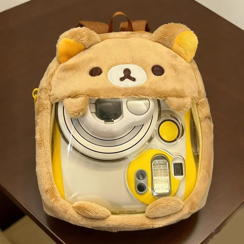 Portable Cute Bear Pencil Case - Instant Film Pack 评论和价格