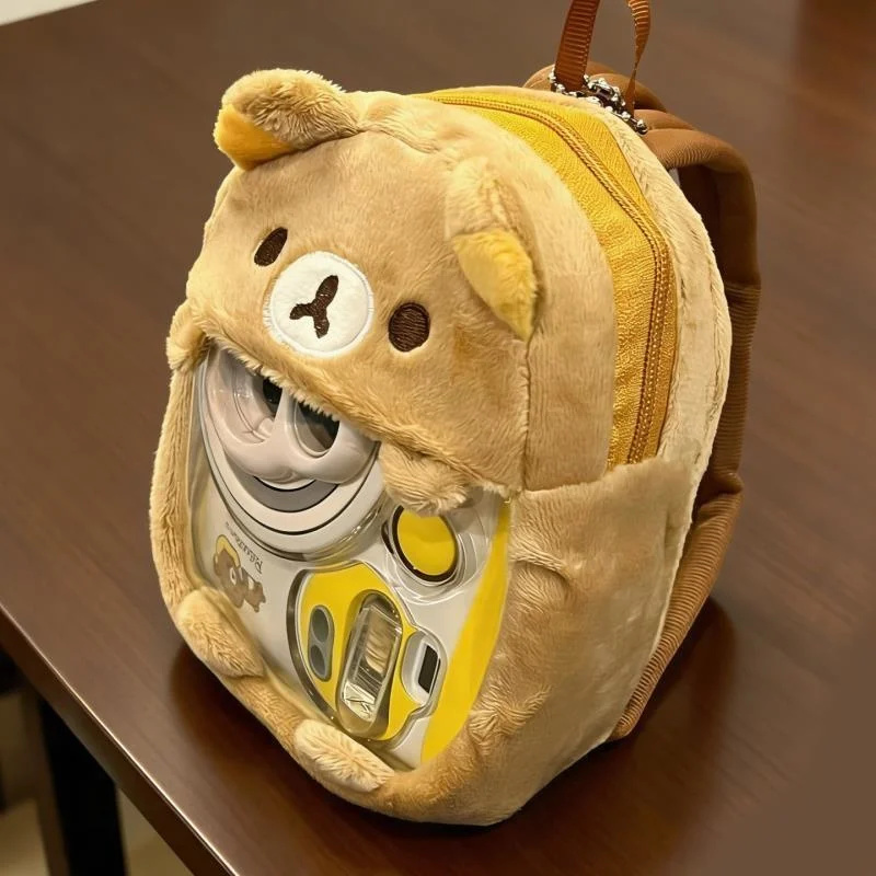 Portable Cute Bear Pencil Case - Instant Film Pack 评论和价格