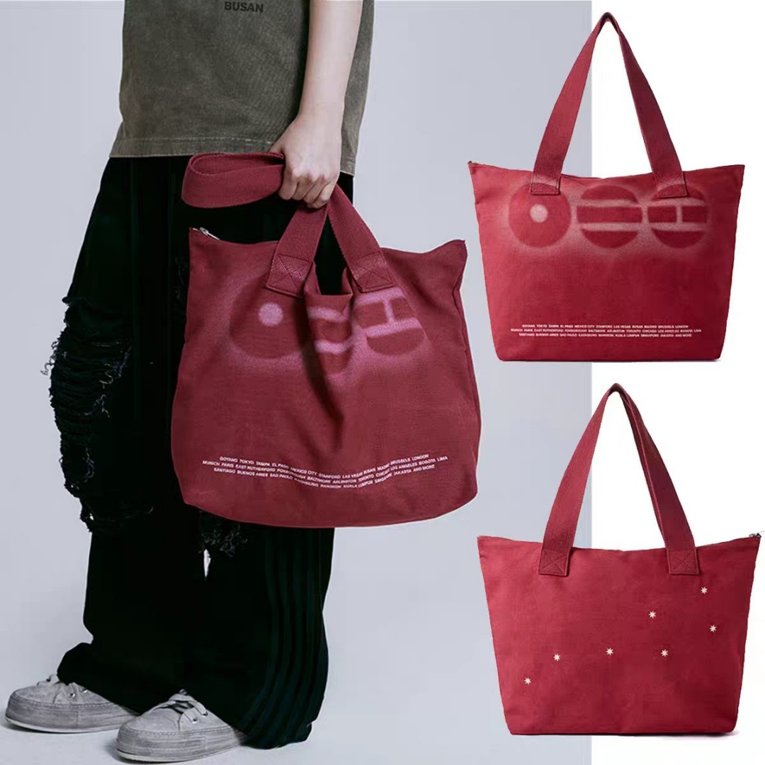Hot Vintage Printed Red Canvas - Vintage Collectible Shop 评论和价格