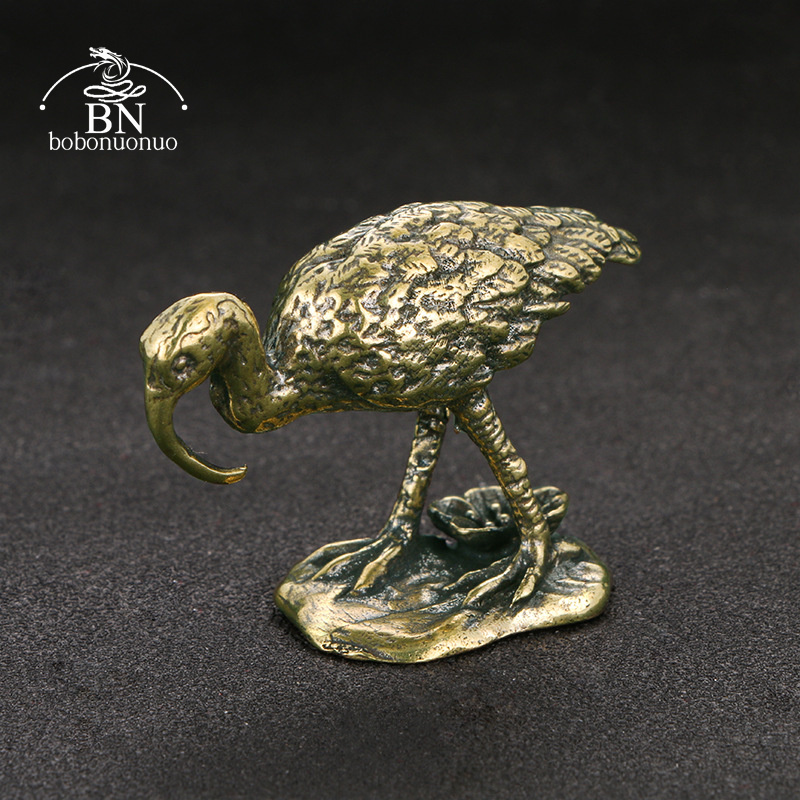 Brass Vintage Long-billed Cran - Vintage Collectible Accessories 评论和价格
