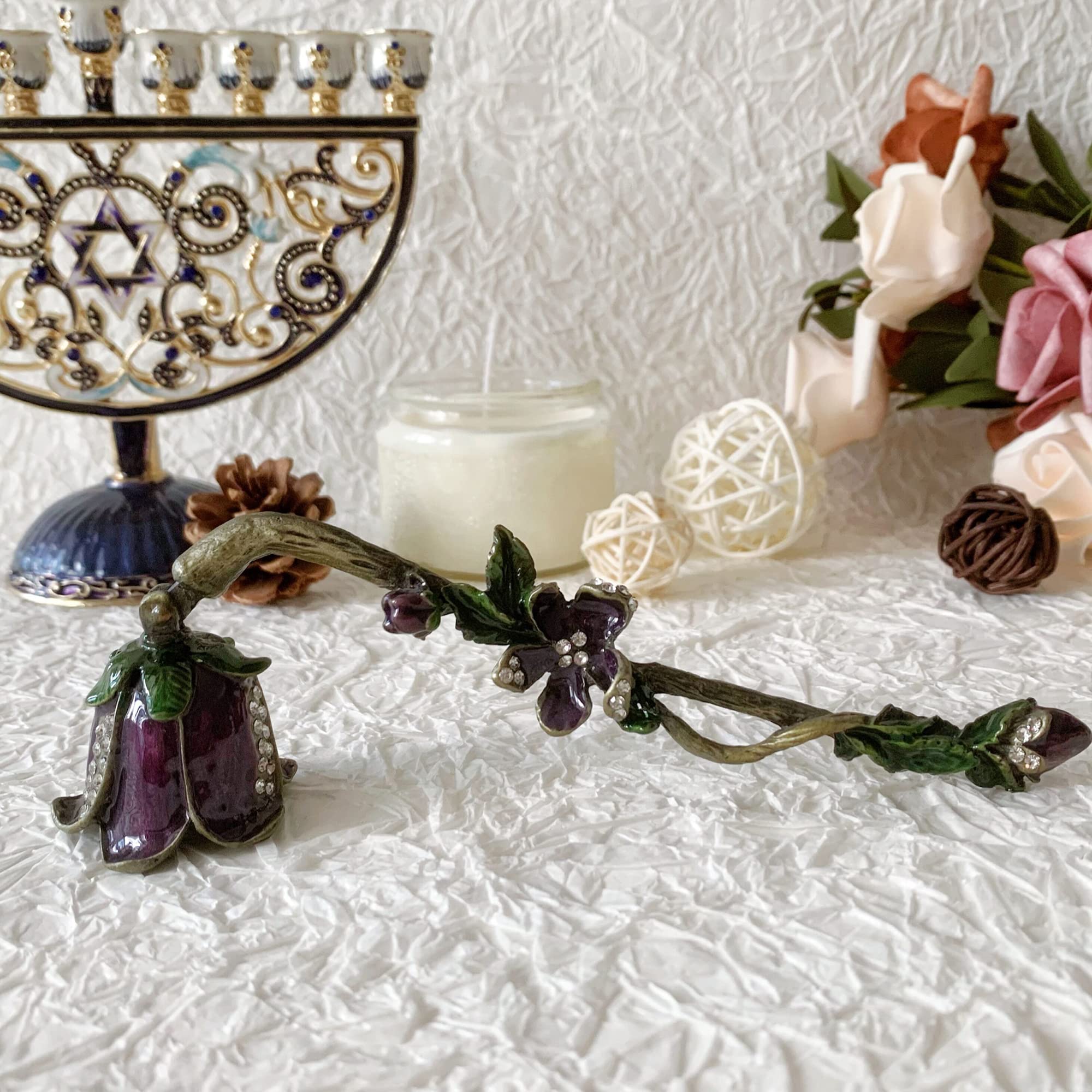 Luxury Menorah Candle Snuffer  - Collectible & Vintage Dolls For Christmas 评论和价格