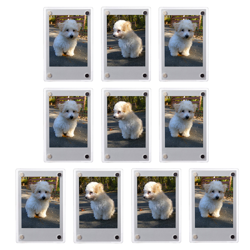 1-10 Pack 3 Inch Acrylic Fridg - Instant Film Pack 评论和价格