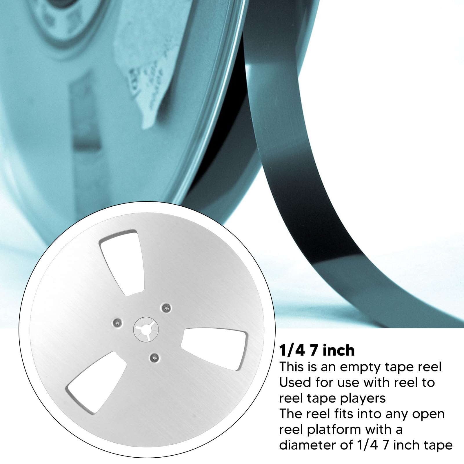 1/4 7 Inch Takeup Reel, Alumin - Super 8 Film Reel 评论和价格