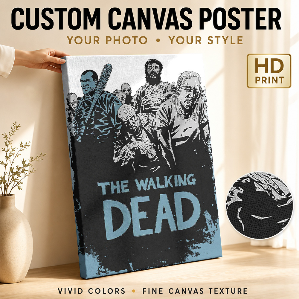 The Walking Dead Canvas Poster - Collectible Vintage Photos 评论和价格