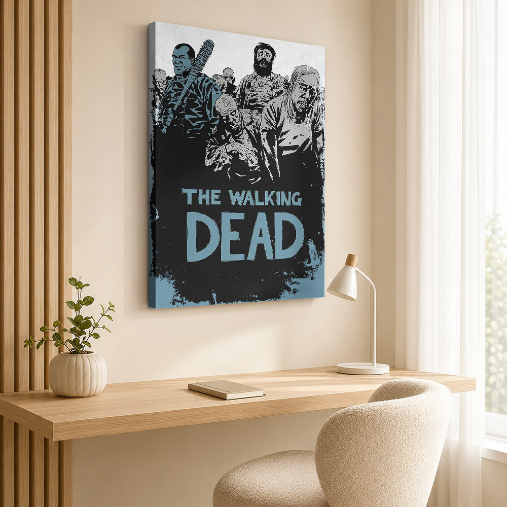 The Walking Dead Canvas Poster - Collectible Vintage Photos 评论和价格