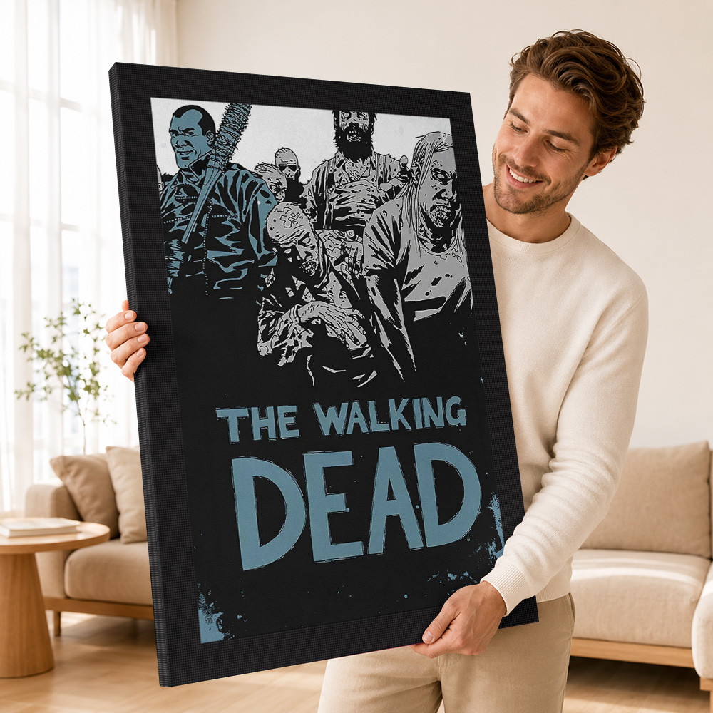 The Walking Dead Canvas Poster - Collectible Vintage Photos 评论和价格