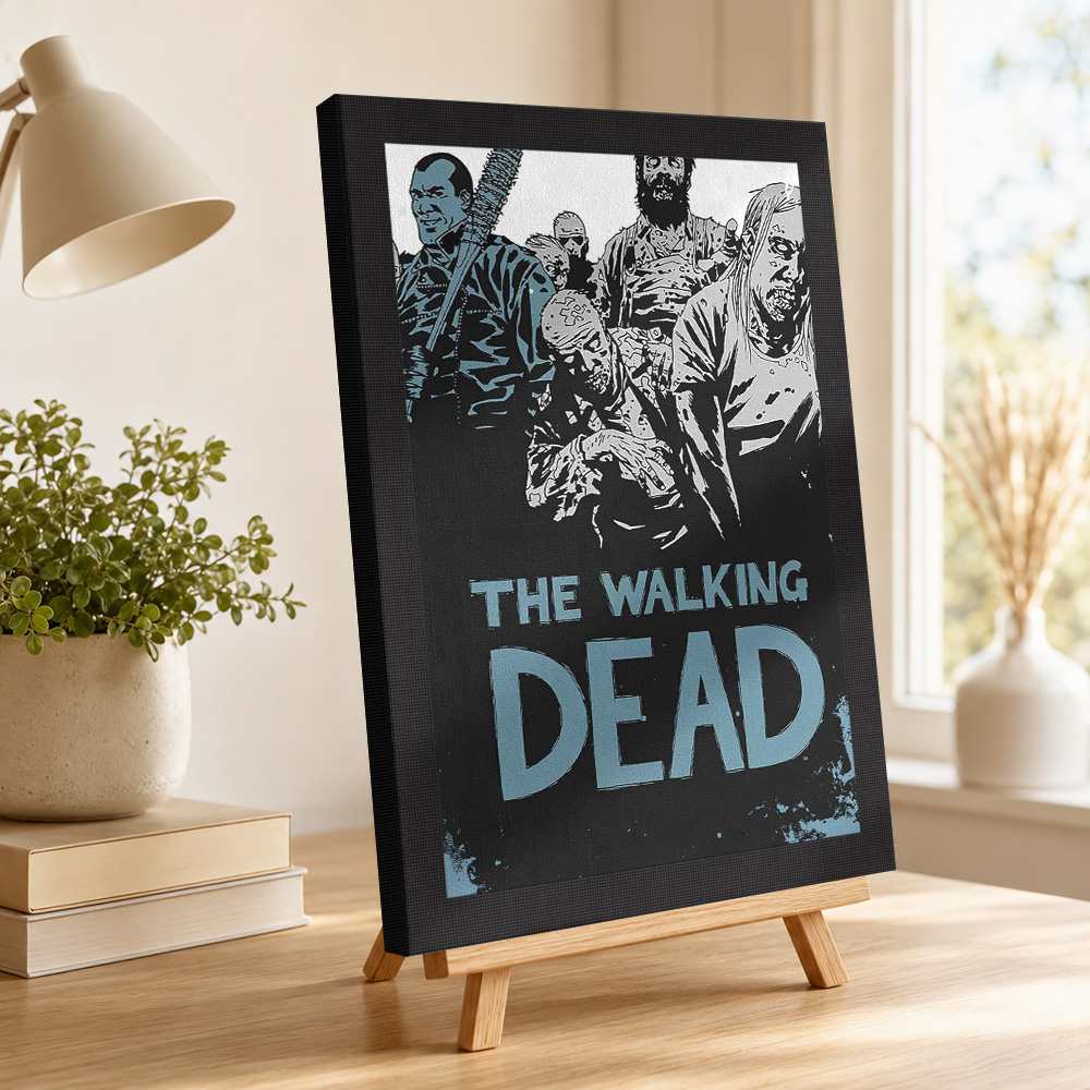 The Walking Dead Canvas Poster - Collectible Vintage Photos 评论和价格