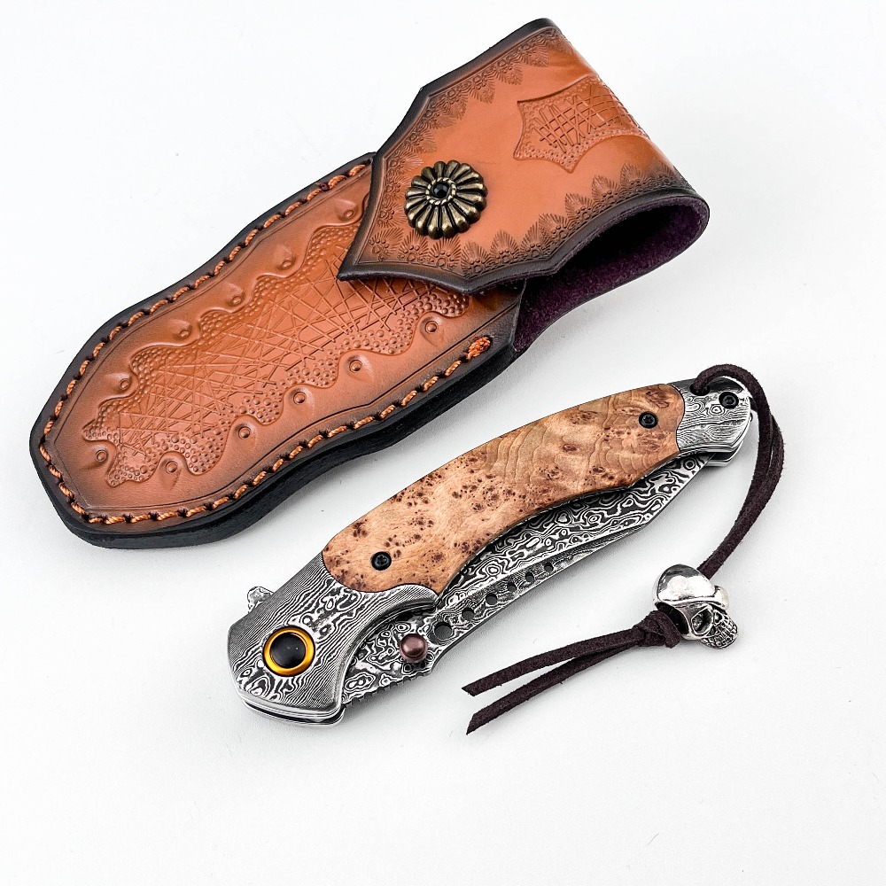 High Hardness Damascus Pattern - Vintage Collectible Knife 评论和价格