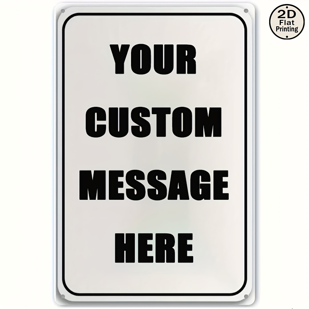 Custom Metal Tin Sign Personal - Vintage Collectible Signs 评论和价格
