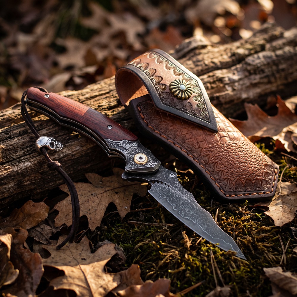 Vintage Engraved Foldable Knif - Vintage Collectible Knife 评论和价格
