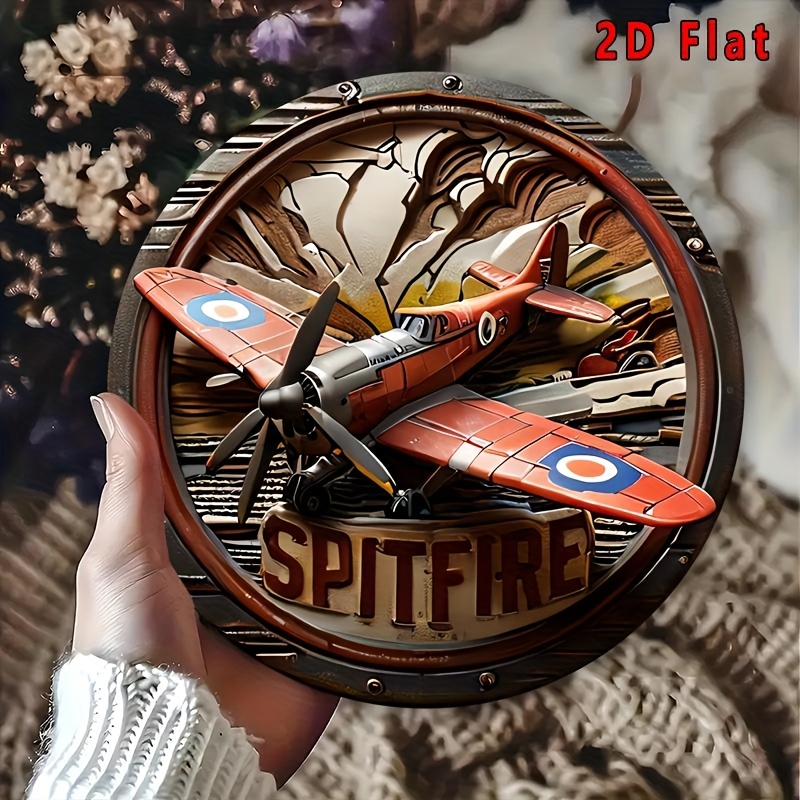 2D Flat - 1pc Vintage Spitfire - Vintage Collectible Signs 评论和价格